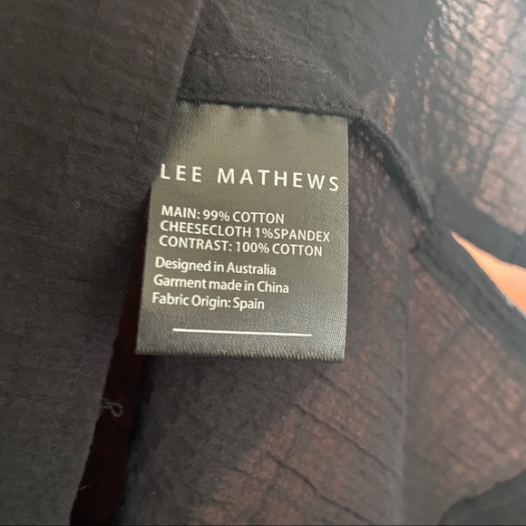 NWT Lee Mathew’s Joni Top in Black | Size 1 / US4 - Picture 12 of 16